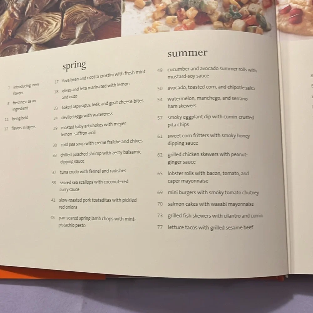 William Sonoma cook book - appetizers